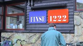 Preparing to leave Hotel Finse 1222